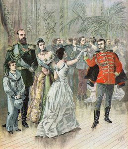 Tsar Alexander 3 og hans familie af Henri Meyer