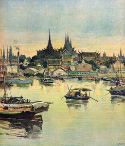 Udsigt over Bangkok af Henri Meyer
