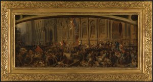 Lamartine skubber det røde flag tilbage ved Hôtel de Ville, 25. februar