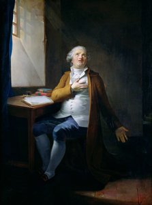 Louis XVI (1754-93) i templet, ca. 1795 (olie på lærred)