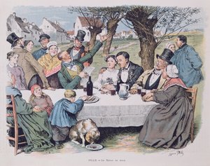Bryllupsfest, slutningen af det nittende århundrede