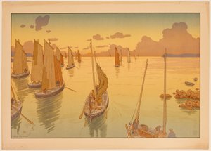 Naturens aspekter, nr. 11: Solnedgang af Henri Rivière