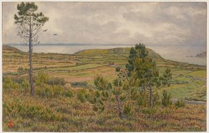 Douarnenez-bugten. Morgat af Henri Rivière