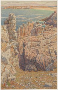 Klipperne ved Camaret af Henri Rivière