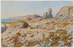 Pors Léonnec ved lavvande. Morgat af Henri Rivière