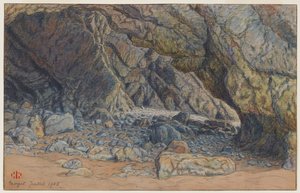 Grotterne ved Morgat af Henri Rivière