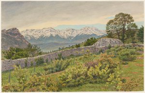 En grå morgen i Alperne (Barberaz) af Henri Rivière