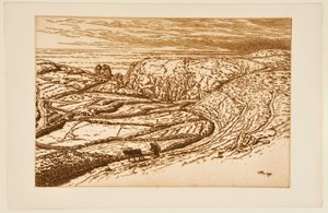 [Bretonsk landskab] af Henri Rivière