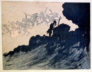 Sankt Anthonys fristelse. 1887. af Henri Rivière af Henri Rivière