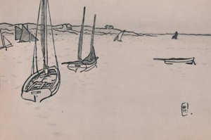 Bretonsk landskab af Henri Rivière