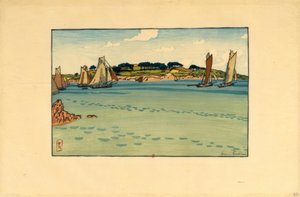 Henri Rivière, Gabares foran ….. af Henri Rivière