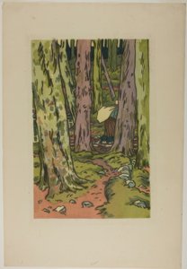 Vaskeri i skoven i Loguivy af Henri Rivière