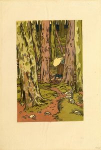 Vasketøj i skoven i Loguivy af Henri Rivière