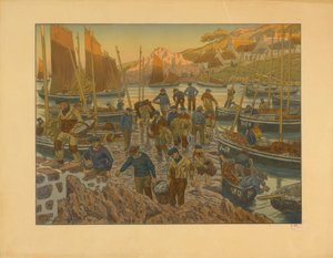 Havnen af Henri Rivière