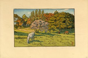 Lille skov ved Beret (Douarnenez) af Henri Rivière