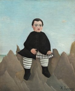 Boy on the Rocks af Henri Rousseau