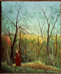 Gåturen i skoven af Henri Rousseau
