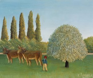 Eng (pil). 1910 af Henri Rousseau