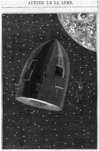Leaving for the Moon, illustration fra 