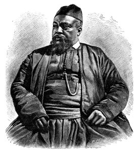 Mulai Tayeb, sheriffen i Wezzan, Nordafrika, 1895.