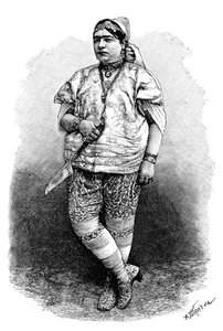 Tunesisk jødinde, c1890 af Henri Thiriat