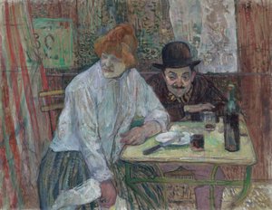 På Café La Mie af Henri de Toulouse-Lautrec