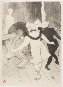 At the Folies-Bergere: Monsieur Prudhommes beskedenhed af Henri de Toulouse-Lautrec