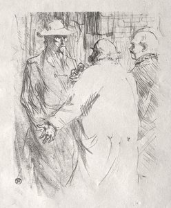 Ved foden af ​​Sinai: Clemenceau til Busk af Henri de Toulouse-Lautrec