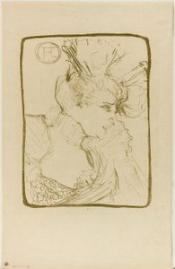 Buste af Mademoiselle Marcelle Lender