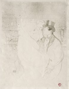 Ida Heath ved baren af Henri de Toulouse-Lautrec