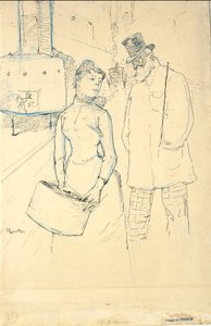 På gaden af Henri de Toulouse-Lautrec