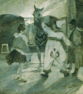 I Vingerne ved Cirkus af Henri de Toulouse-Lautrec