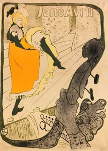 Jane Avril af Henri de Toulouse-Lautrec
