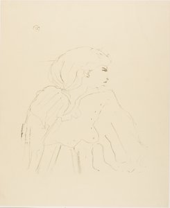 Jane Hading, fra Thirteen Lithographs af Henri de Toulouse-Lautrec