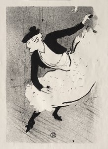 Le Café-koncert: Edmée Lescot af Henri de Toulouse-Lautrec