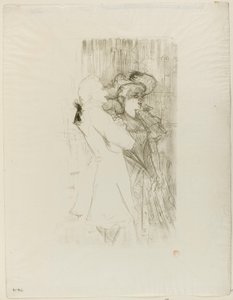 Lender og Auguez i La Chanson de Fortunio af Henri de Toulouse-Lautrec