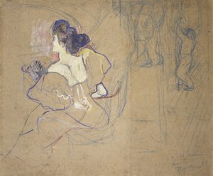 Madame Thadée Natanson (Misia Godebska, 1872-1950) i teatret