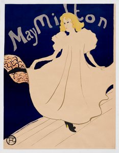 May Milton af Henri de Toulouse-Lautrec