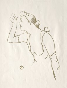 Paula Brebion af Henri de Toulouse-Lautrec