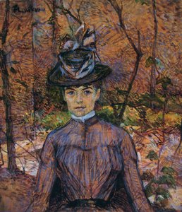 Portræt af Suzanne Valadon (fru Suzanne Valadon, maler) af Henri de Toulouse-Lautrec