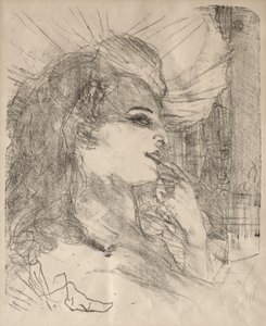 Portrætter af skuespillere og skuespillerinder: Tretten litografier: Anna Held af Henri de Toulouse-Lautrec