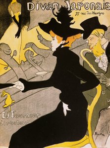 Plakat for japansk divan, af Henri de Toulouse-Lautrec (1864-1901) af Henri de Toulouse Lautrec