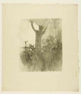 Schlomé Fuss i synagogen, fra Au Pied du Sinaï