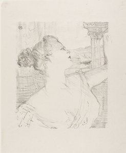 Sybil Sanderson, fra Treize Lithographies af Henri de Toulouse-Lautrec