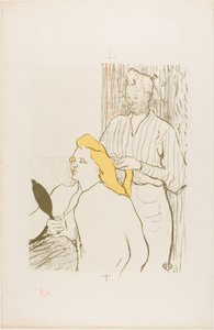 Frisøren, Program for Théâtre Libre af Henri de Toulouse-Lautrec