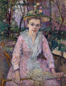 Kvinde med en paraply af Henri de Toulouse Lautrec