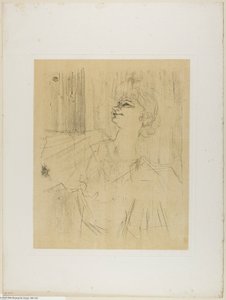 Yvette Guilbert—A Menilmontant de Bruant, fra Yvette Guilbert af Henri de Toulouse-Lautrec