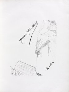 Yvette Guilbert-engelsk serie: Frontispice af Henri de Toulouse-Lautrec