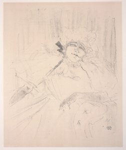 Yvette guilbert af Henri de Toulouse Lautrec