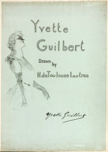 Yvette Guilbert på scenen, fra Yvette Guilbert af Henri de Toulouse-Lautrec